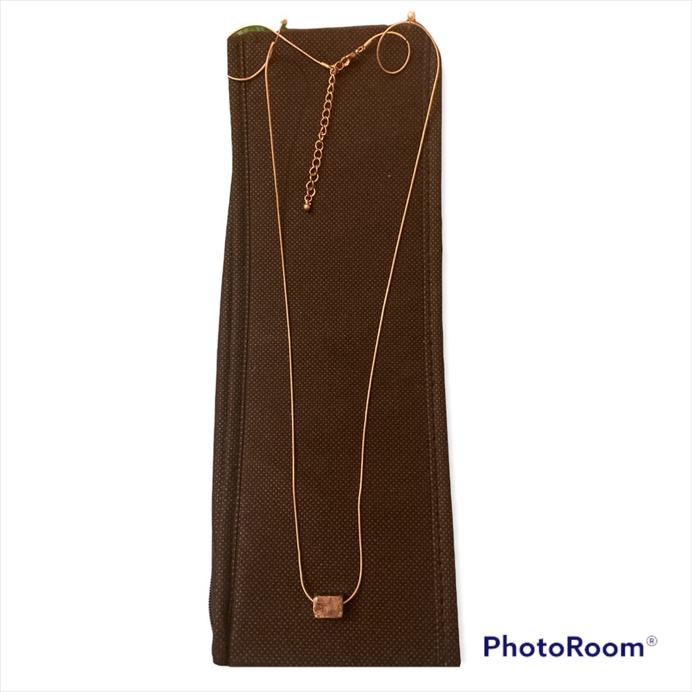 Traded* Vintage Gold Necklace with Fools Gold nugget - Picture 1 of 1
